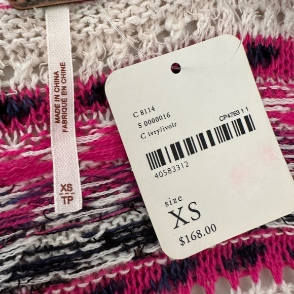 Free People Dreamland Crochet Knit Swingy Cardigan Sweater Size XS - Picture 4 of 16